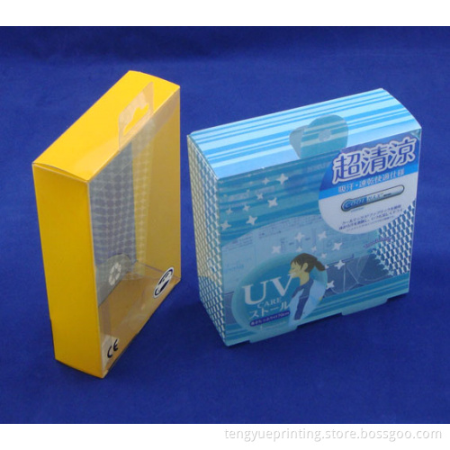 CLEAR PVC PLASTIC CONTAINERS ADHESIVE PLASTIC PACKAGING BOX